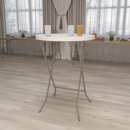 Flash Furniture Kathryn 31.5" Round All-Occasion Folding Bar Height Table